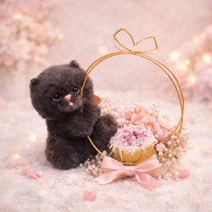 SWEET BLACK KITTY CAT