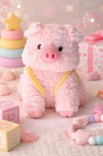 PUERQUITO CON MOCHILA DE ABEJA