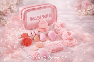 Pink Beauty Sponge Set